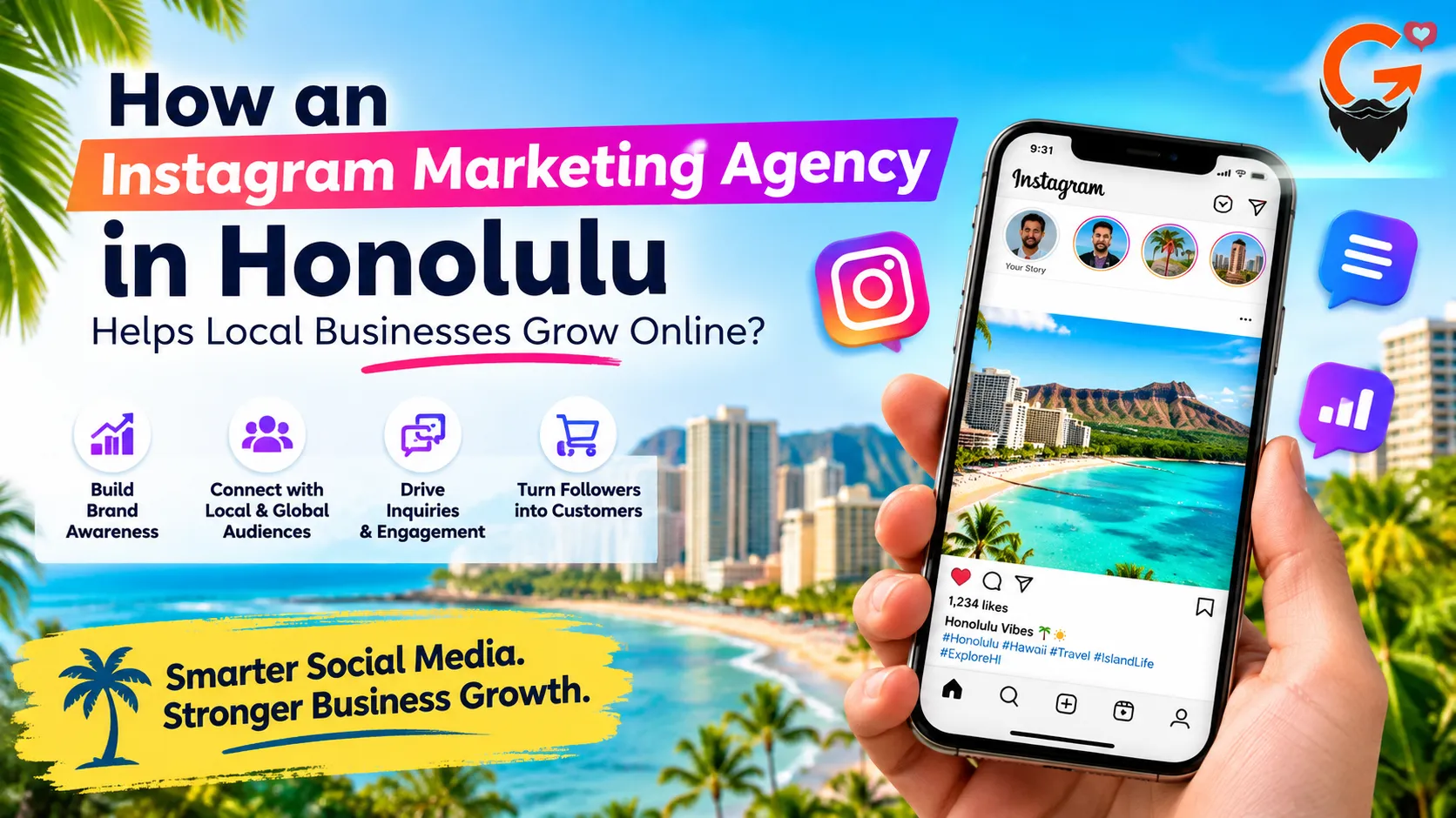 How an Instagram Marketing Agency in Honolulu Helps Local Businesses Grow Online?